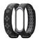 Силиконовый ремешок Mijobs Sport Black | Grey для фитнес-браслета Xiaomi Mi Band 3 | 4 - Фото 2