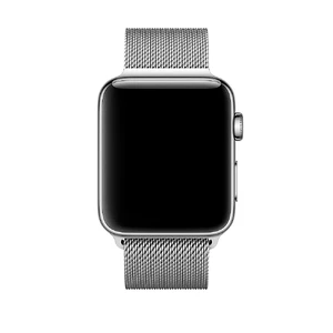 Ремінець URVOI Milanese Loop Silver для Apple Watch Ultra 49mm | 45mm | 44mm | 42mm - Фото 2