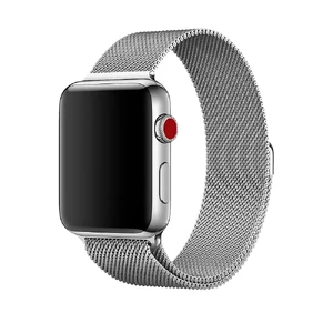 Ремінець URVOI Milanese Loop Silver для Apple Watch Ultra 49mm | 45mm | 44mm | 42mm