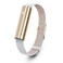 Фитнес-браслет Misfit Ray Stainless Steel Gold/White Leather Band MIS1004 - Фото 1