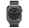 Смарт-часы Apple Watch Series 8 GPS+Cellural, 45mm Griphite Stainless Steel Case with Griphite Milanese Loop (MNKX3) - Фото 2