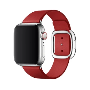 Ремінець iLoungeMax Modern Buckle Red для Apple Watch Ultra 49mm | 45mm | 44mm | 42mm  OEM  - Фото 1