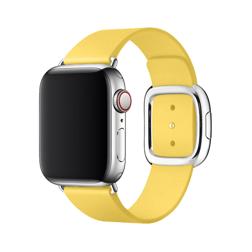 Ремешок iLoungeMax Modern Buckle Yellow для Apple Watch 44mm | 42mm SE | 6 | 5 | 4 | 3 | 2 | 1 OEM 