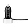 Автозарядка с удлинителем Momax UC6 Dual USB Extension Hub Silver - Фото 4
