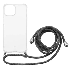Силіконовий чохол з ремінцем Momax CrossBody Transparent для iPhone 13 Pro MLAP21M1T - Фото 1
