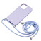 Силиконовый чехол с ремешком Momax CrossBody Purple для iPhone 13 - Фото 3