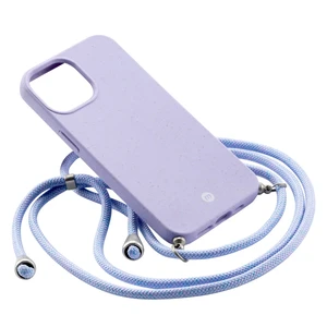 Силіконовий чохол з ремінцем Momax CrossBody Purple для iPhone 13 mini - Фото 2