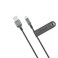 Нейлоновый кабель Momax Elite Link Triple-Braided Black Lightning to USB 1.2m (MFI) - Фото 5