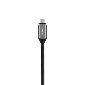 Нейлоновий кабель Momax Elite Link Black USB Type-C 1m - Фото 3