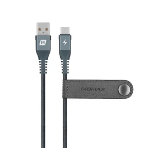 Кабель Momax Elite Link Grey USB-A to USB Type-C 1.2m - Фото 2