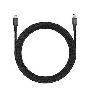 Нейлоновый кабель Momax Elite Link USB-C to Lightning 1.2m Black (MFI) - Фото 2