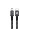 Нейлоновий кабель Momax Elite Link USB-C to Lightning 1.2m Black (MFI) DL31D - Фото 1