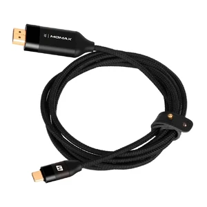 Нейлоновий кабель Momax Elite Link Black USB Type-C to HDMI 2m