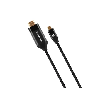 Нейлоновый кабель Momax Elite Link Black USB Type-C to HDMI 2m - Фото 4