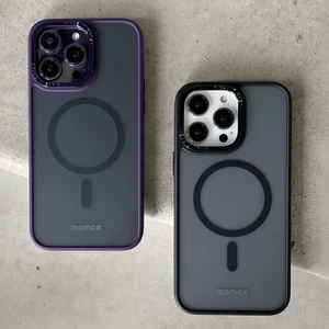 Защитный чехол Momax Hybrid Magnetic Protective Case MagSafe Purple для iPhone 14 Pro Max - Фото 4