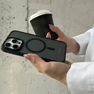 Защитный чехол Momax Hybrid Magnetic Protective Case MagSafe Black для iPhone 14 Pro - Фото 3