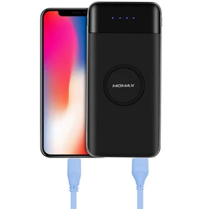 Повербанк с беспроводной зарядкой Momax iPower AIR 10000mAh Black - Фото 5