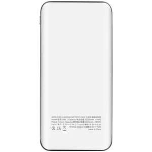 Повербанк з бездротовою зарядкою Momax iPower AIR 10000mAh White - Фото 3