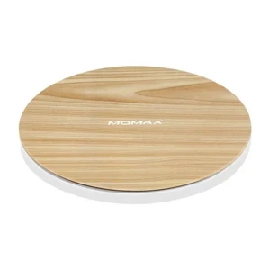Швидка бездротова зарядка Momax Q.Pad Max Wooden 15W UD12Y - Фото 1