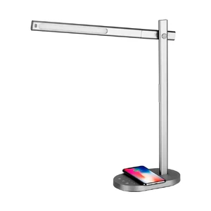 Настільна лампа з бездротовою зарядкою Momax Q.Led