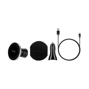 Магнітний автотримач з бездротовою зарядкою Momax Q.Mount CM10 + автозарядка Momax UC7A - Фото 8