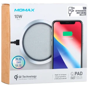 Бездротовий зарядний пристрій Momax Q.Pad 10W Black - Фото 8