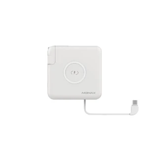 Універсальний зарядний пристрій Momax Q.Power Plug Wireless Portable PD Charger White - Фото 2