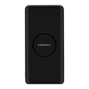 Повербанк з бездротовою зарядкою Momax Q.Power Slim 5000mAh Black - Фото 2