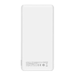 Повербанк з бездротовою зарядкою Momax Q.Power Slim 5000mAh White - Фото 2