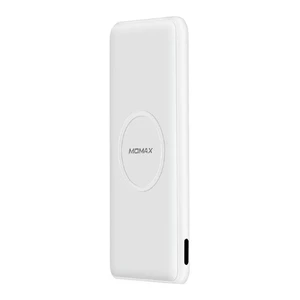 Повербанк з бездротовою зарядкою Momax Q.Power Slim 5000mAh White - Фото 3