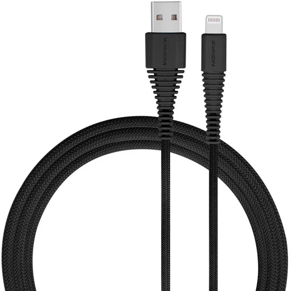 Кабель Momax Tough Link Black Lightning to USB 1.2m (MFi) у Рівному