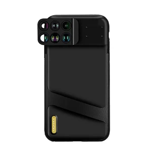 Чохол з об'єктивами Momax X-Lens 6-in-1 Black для iPhone XS - Фото 2