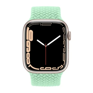 Плетеный монобраслет iLoungeMax Braided Solo Loop Pistachio для Apple Watch Ultra 49mm | 45mm | 44mm | 42mm Size M OEM - Фото 2