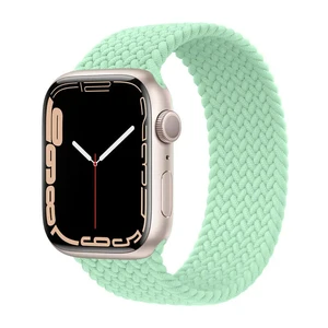 Плетений монобраслет iLoungeMax Braided Solo Loop Pistachio для Apple Watch 41mm | 40мм | 38mm Size S OEM  - Фото 1