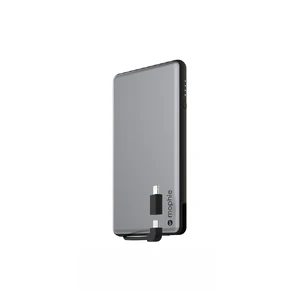 Повербанк Mophie Powerstation Plus 6000mAh Lightning | Micro-USB Space Gray 3461_PSPLUS-6K-2N1-SGRY-BLK - Фото 1