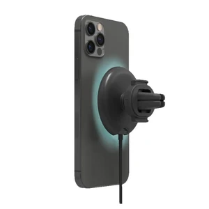 Магнитный автодержатель с беспроводной зарядкой MagSafe Mophie Snap+ Wireless Vent Mount для iPhone 14 | 13 | 12 - Фото 2