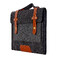 Сумка из войлока Mosiso Shoulder Bag Black для Macbook Pro 16''/Pro 15''  - Фото 1
