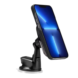 Магнітний автотримач Pitaka MagEZ Car Mount Pro Suction Cup MagSafe 2.0 для iPhone 14 | 13 | 12 - Фото 4