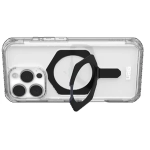 Прозорий білий чохол з підставкою Urban Armor Gear Plyo XTE Mag Black/Clear для iPhone 16 Pro Max - Фото 2