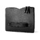 Шкіряний чохол-сумка MUJJO Carry-On Folio Sleeve Black для MacBook 12" MUJJO-SL-011-TN - Фото 1