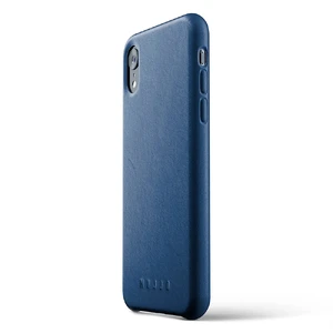 Кожаный чехол MUJJO Full Leather Case Monaco Blue для iPhone XR - Фото 3