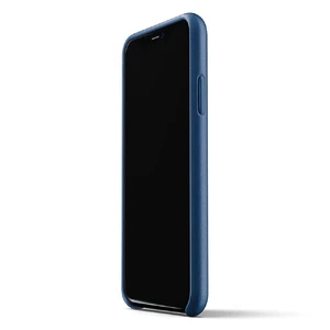 Кожаный чехол MUJJO Full Leather Case Monaco Blue для iPhone XR - Фото 4