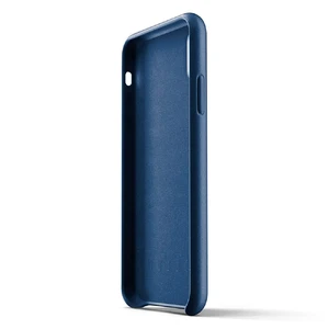 Кожаный чехол MUJJO Full Leather Case Monaco Blue для iPhone XR - Фото 5