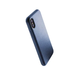 Кожаный чехол MUJJO Full Leather Case Blue для iPhone X | XS - Фото 2