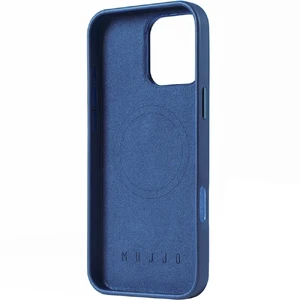 Синій шкіряний чохол Mujjo Full Leather Case MagSafe для iPhone 16 Pro Max - Фото 2