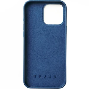 Синій шкіряний чохол Mujjo Full Leather Case MagSafe для iPhone 16 Pro Max - Фото 5