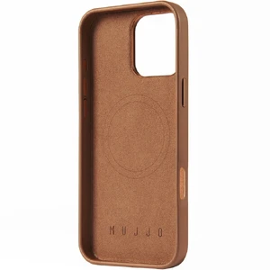 Коричневий шкіряний чохол Mujjo Full Leather MagSafe для iPhone 16 Pro Max - Фото 2