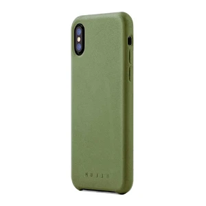 Кожаный чехол MUJJO Full Leather Case Olive для iPhone X | XS MUJJO-CS-095-OL - Фото 1
