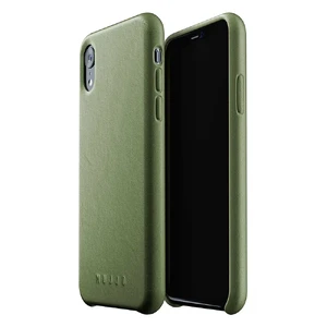 Шкіряний чохол MUJJO Full Leather Case Olive для iPhone XR