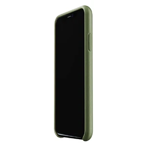 Шкіряний чохол MUJJO Full Leather Case Olive для iPhone XR - Фото 5